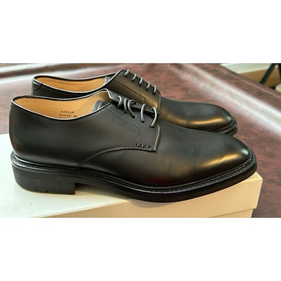 Herschung Men’s Dress Shoe Black Size 10 Leather EU 43 Lace Up New Paris 1934 main image 6